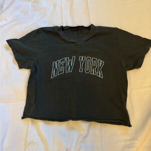 Brandy Melville Dark Green New York T-Shirt